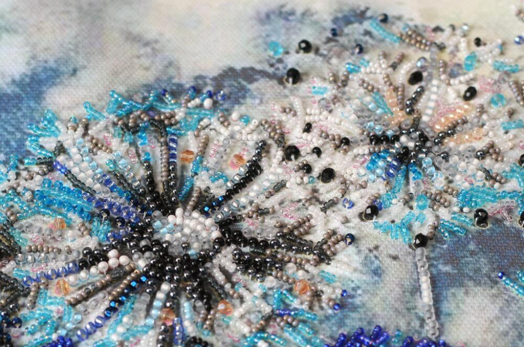 Kit de broderie de perles Fleurs DIY