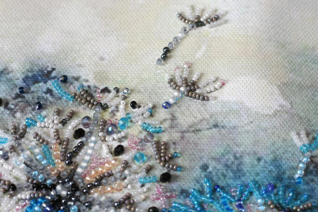 Kit de broderie de perles Fleurs DIY