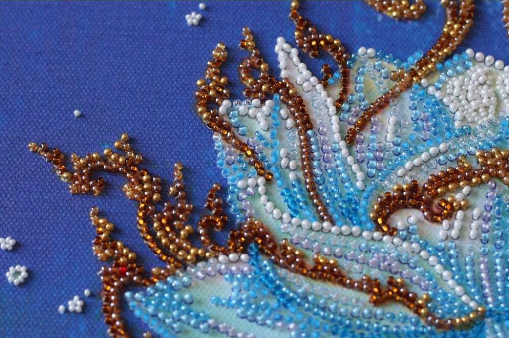 Perlenstickerei-Set Pusteblumen DIY Abris Art