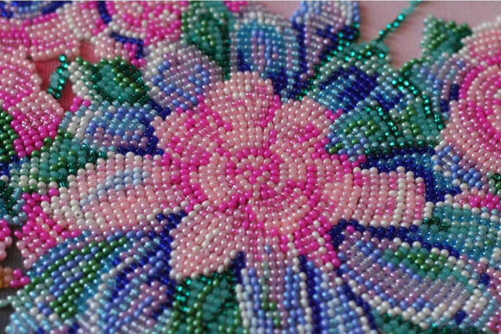 Kit de broderie de perles Fleurs de lune DIY