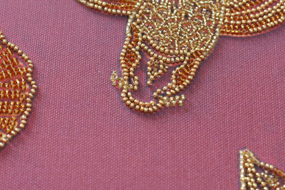 Bead Embroidery Kit Red fish DIY Abris Art