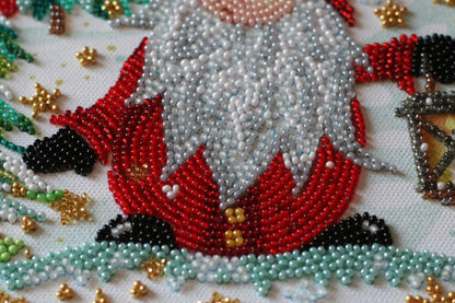 Bead Embroidery Kit Visiting the Dwarfs DIY Abris Art