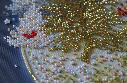 Bead Embroidery Kit Christmas tale DIY Abris Art