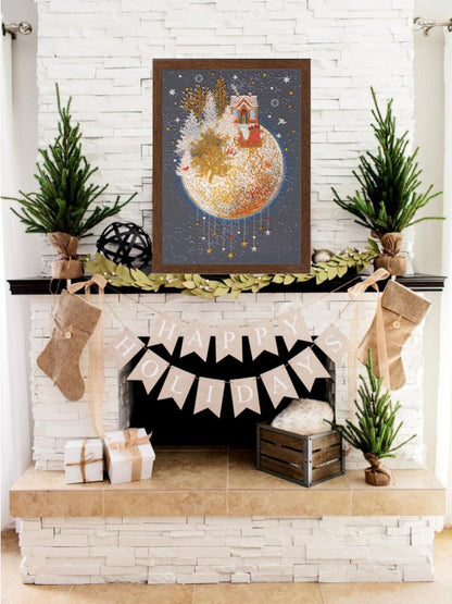 Bead Embroidery Kit Christmas tale DIY Abris Art