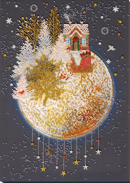 Bead Embroidery Kit Christmas tale DIY Abris Art