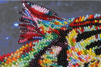 Bead Embroidery Kit Tigers DIY Abris Art