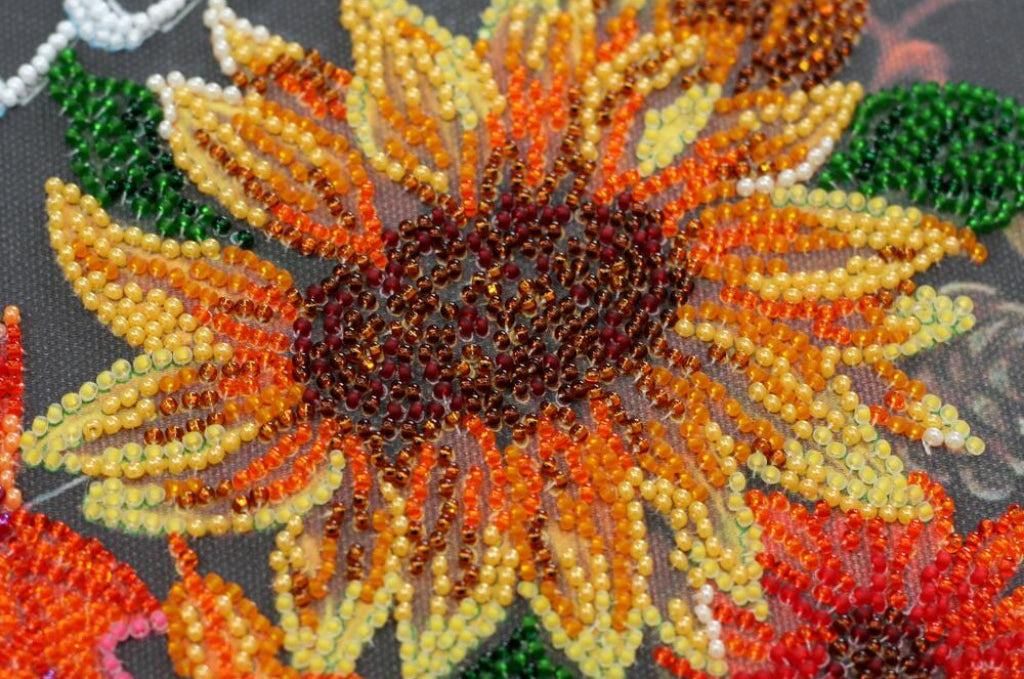Kit de broderie de perles Tournesols Accueillir l'automne DIY