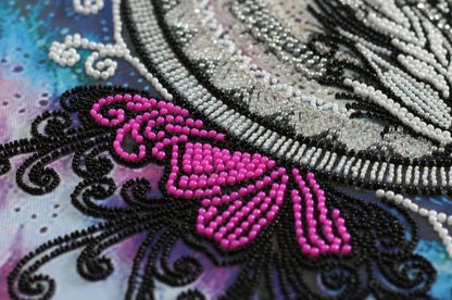 Bead Embroidery Kit Mandala DIY Abris Art