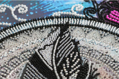 Bead Embroidery Kit Mandala DIY Abris Art