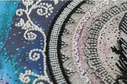 Bead Embroidery Kit Mandala DIY Abris Art