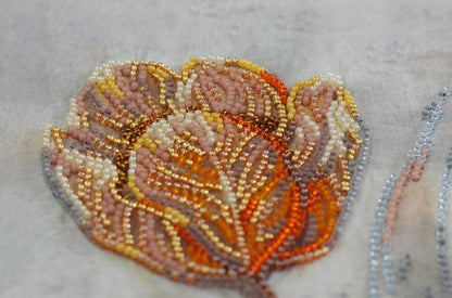 Bead Embroidery Kit Tulips Flowers DIY Abris Art