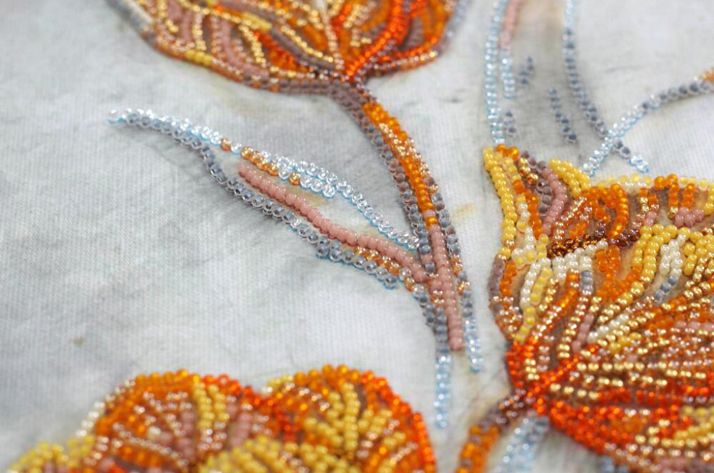 Kit de broderie de perles Fleurs DIY