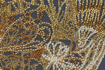 Bead Embroidery Kit Moon DIY Abris Art