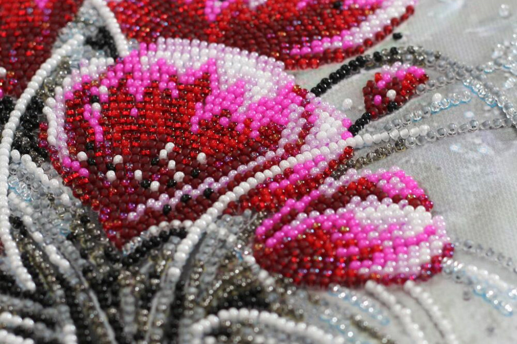 Perlenstickerei-Set Blumen DIY