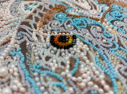 Bead Embroidery Kit Lion DIYris Art