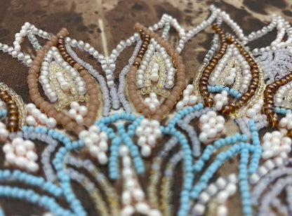 Bead Embroidery Kit Lion DIYris Art