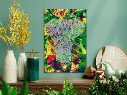 Bead Embroidery Kit Elephant DIY Abris Art