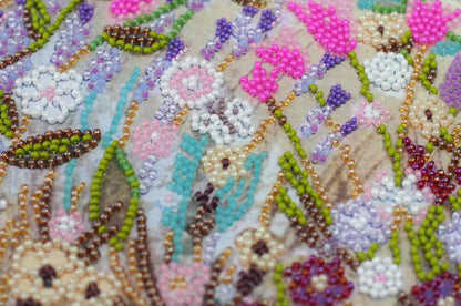 Bead Embroidery Kit Love birds DIY Abris Art