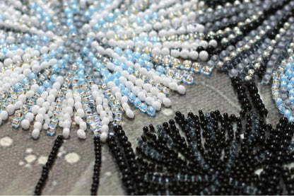 Bead Embroidery Kit Air flowers DIY Abris Art