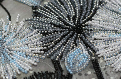 Bead Embroidery Kit Air flowers DIY Abris Art