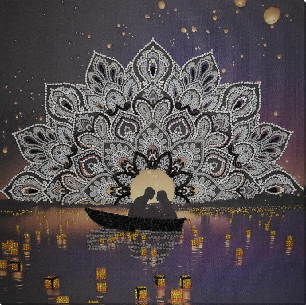 Kit de broderie de perles Soirée romantique DIY