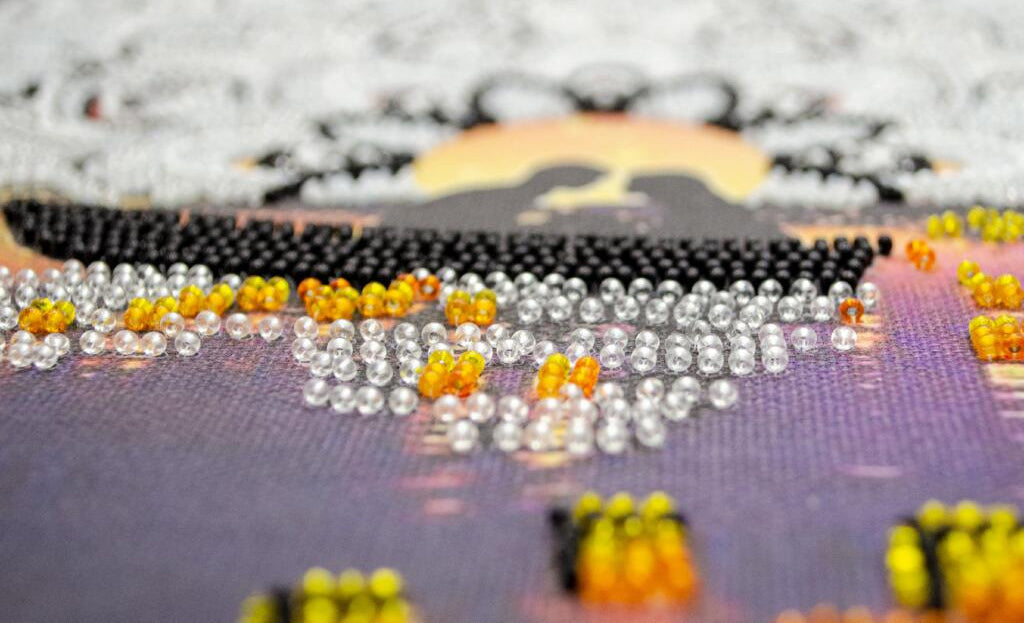 Kit de broderie de perles Soirée romantique DIY