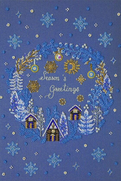 Bead Embroidery Kit Christmas DIY Abris Art