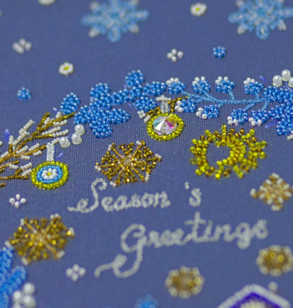 Bead Embroidery Kit Christmas DIY Abris Art