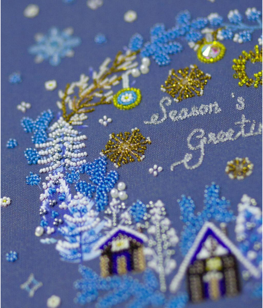 Perlenstickerei-Set Weihnachten DIY