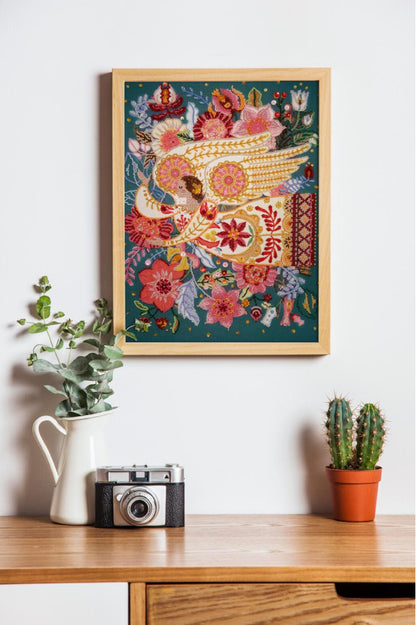 Bead Embroidery Kit Wings of inspiration DIY Abris Art