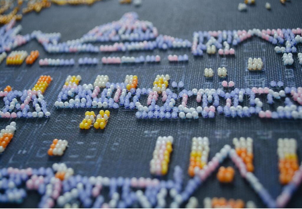 Bead Embroidery Kit Star angel DIY Abris Art