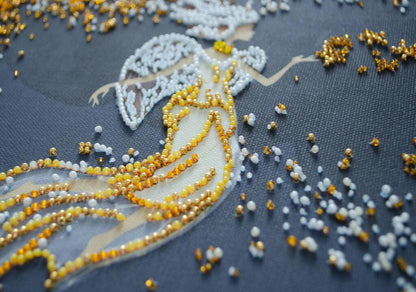 Bead Embroidery Kit Star angel DIY Abris Art