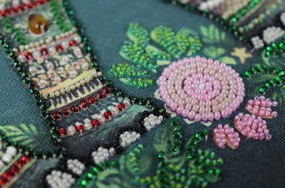 Bead Embroidery Kit Elephant DIY Abris Art