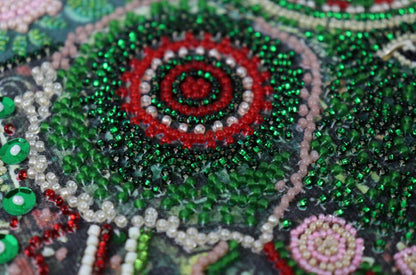 Bead Embroidery Kit Elephant DIY Abris Art