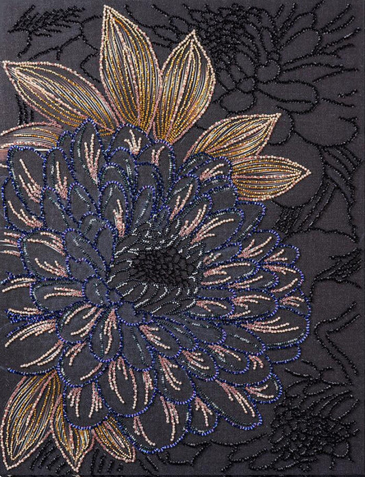 Kit de broderie de perles Fleur de nuit DIY