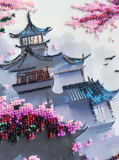 Bead Embroidery Kit Dreams of the East DIY Abris Art
