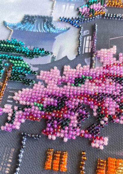 Bead Embroidery Kit Dreams of the East DIY Abris Art