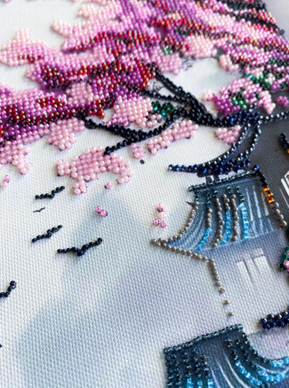Bead Embroidery Kit Dreams of the East DIY Abris Art