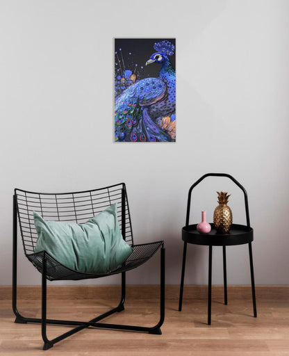 Bead Embroidery Kit Peacock DIY Abris Art