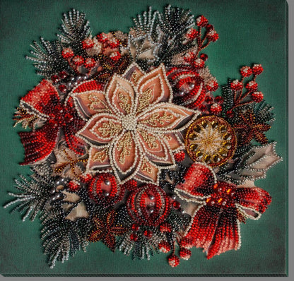 Bead Embroidery Kit Taste of Christmas DIY Abris Art