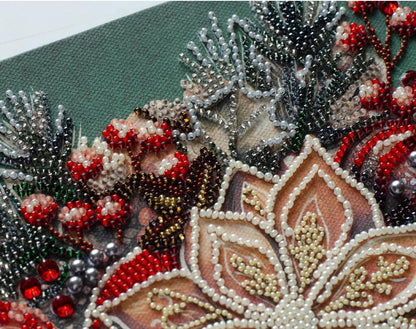 Bead Embroidery Kit Taste of Christmas DIY Abris Art