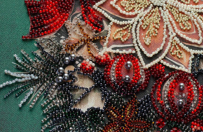 Bead Embroidery Kit Taste of Christmas DIY Abris Art