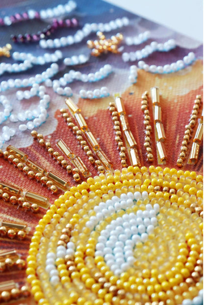 Bead Embroidery Kit Between day and night DIY Abris Art
