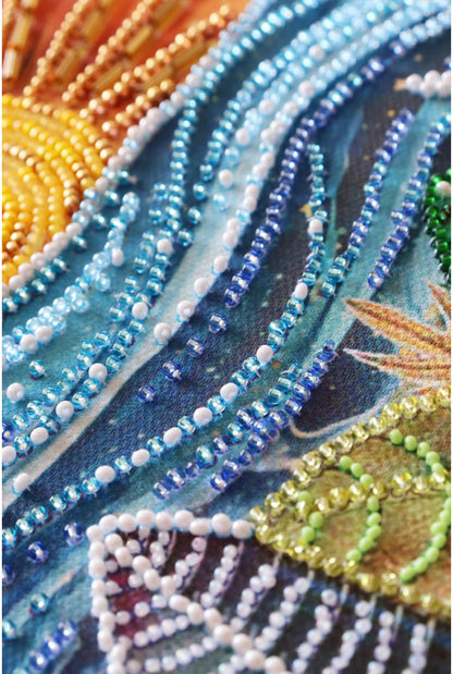 Bead Embroidery Kit Between day and night DIY Abris Art