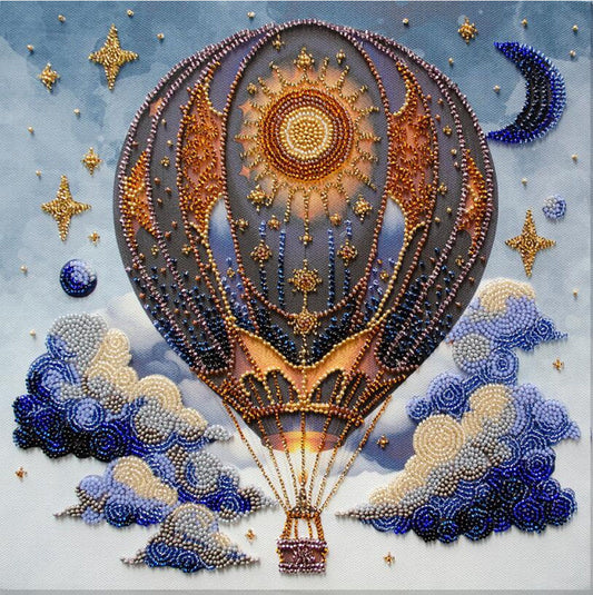 Bead Embroidery Kit Balloon DIY Abris Art