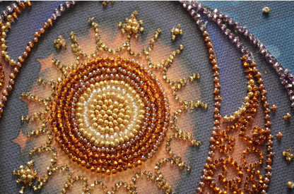 Bead Embroidery Kit Balloon DIY Abris Art