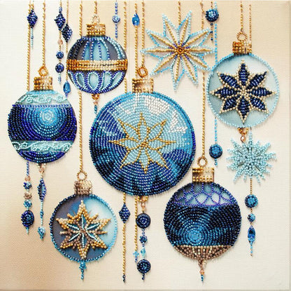 Bead Embroidery Kit Christmas tree toy DIY Abris Art