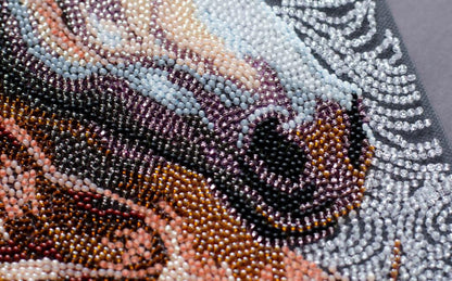 Bead Embroidery Kit Horse DIY Abris Art