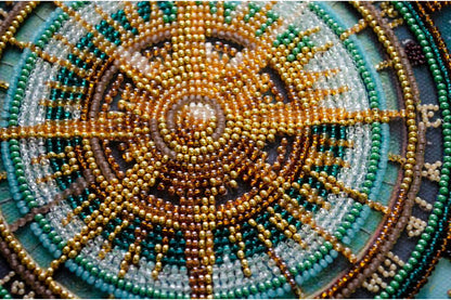 Bead Embroidery Kit Compass DIY Abris Art
