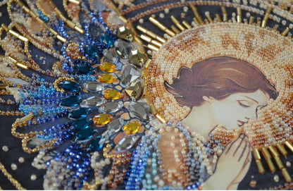 Bead Embroidery Kit Beautiful angel DIY Abris Art